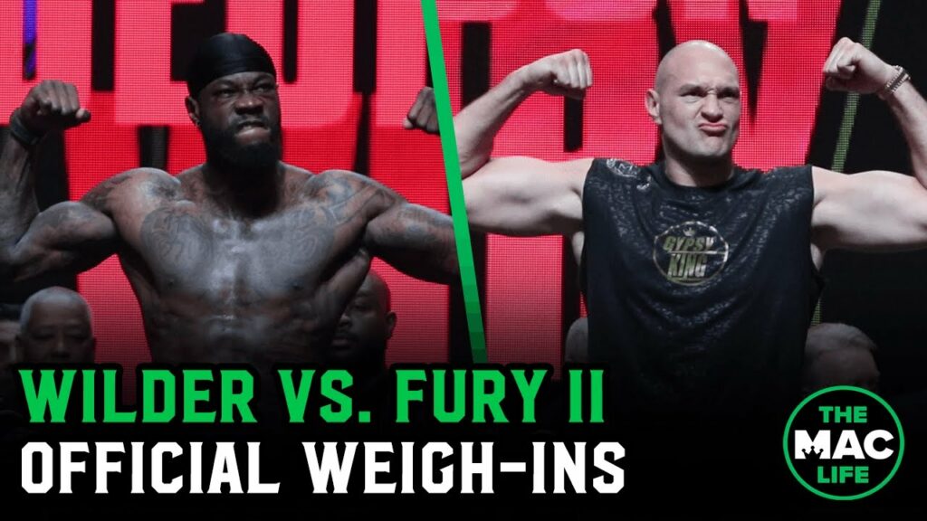 Deontay Wilder vs. Tyson Fury officially weigh-in ahead of rematch