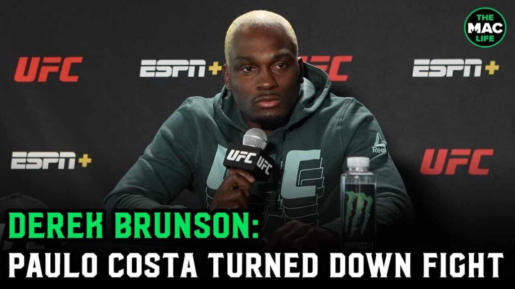 Derek Brunson: "Kevin Holland tried so many times to make it personal"