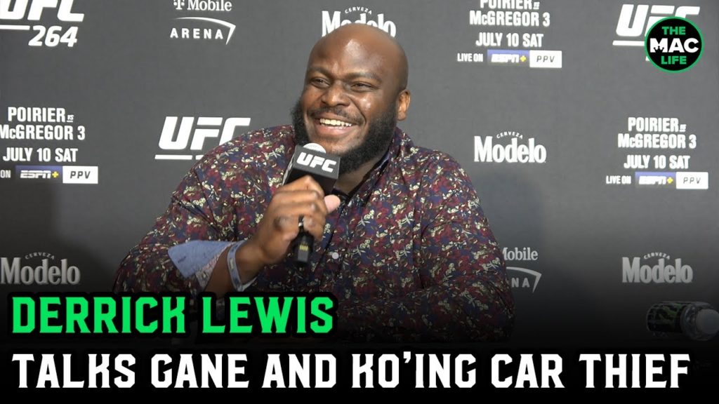 Derrick Lewis: Francis Ngannou said 'No, I'm going to Africa to play in the sand'