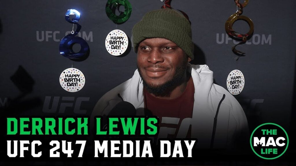 Derrick Lewis: It's gonna be two men rolling around on the ground tryna fight for a better position