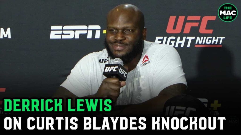 Derrick Lewis: “The reason Houston is so cold is because my hot balls aren't there”