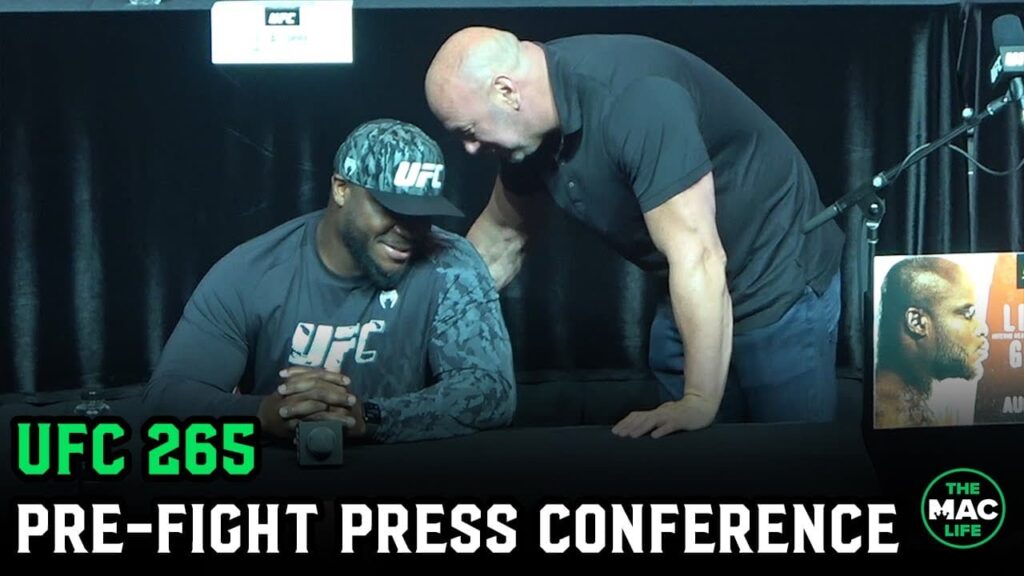 Derrick Lewis: "You're gonna have to excuse my French but f*** you" | UFC 265 Press Conference