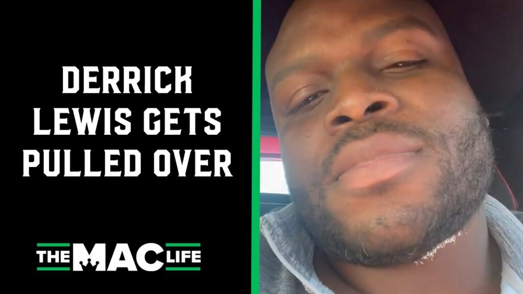 Derrick Lewis gets pulled over; sends message to Chris Daukaus: 'I only got a ticket, I'm 2-0'