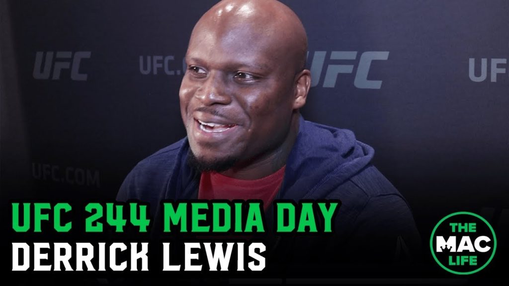 Derrick Lewis happy to fight Greg Hardy next | UFC 244 Media Day