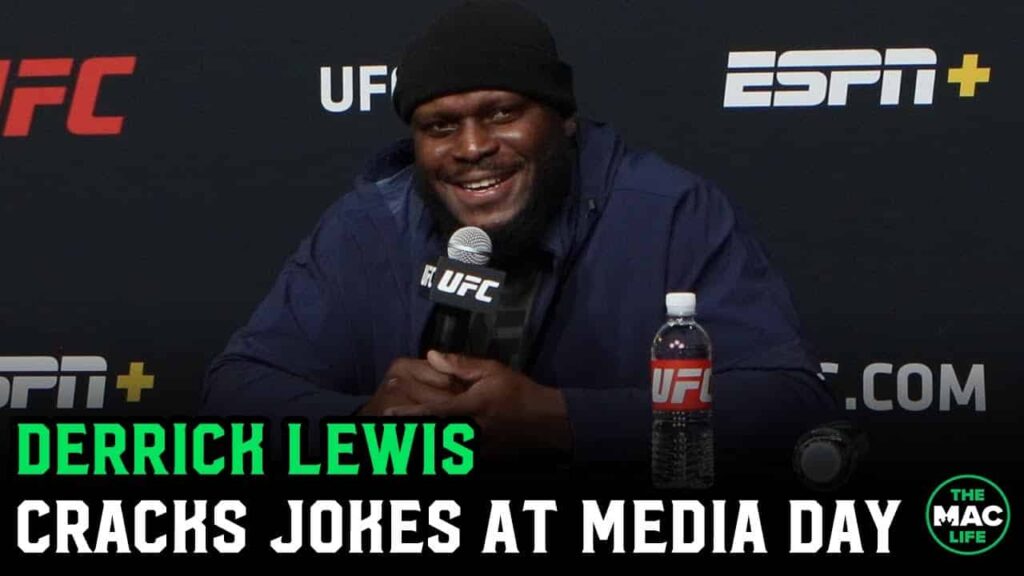 Derrick Lewis: "I want a piece of Alistair Overeem. Clap them cheeks"