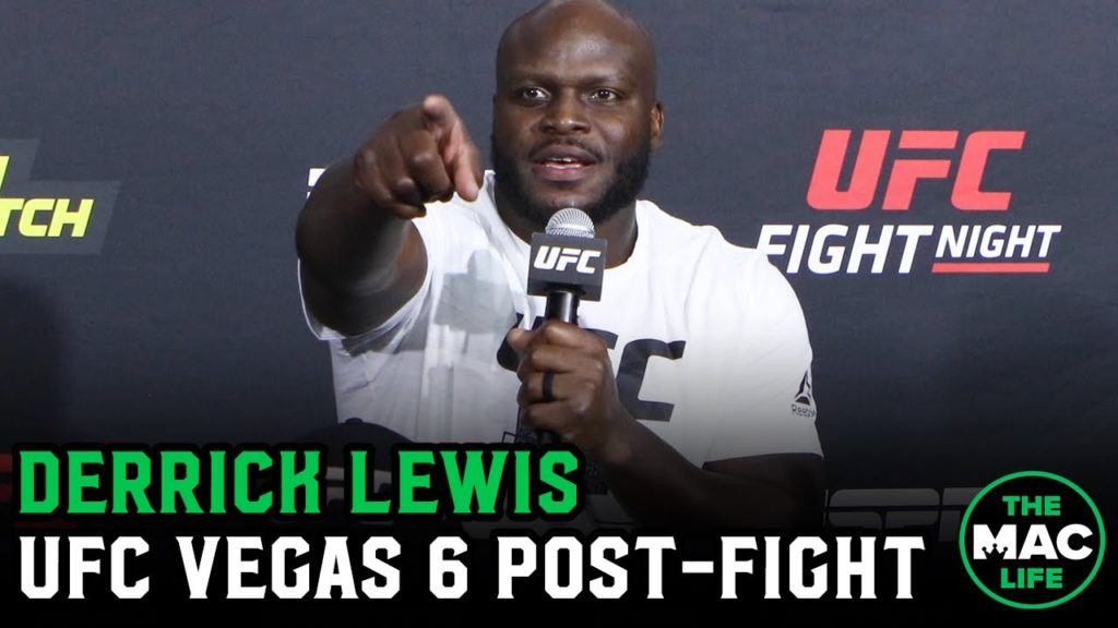 Derrick Lewis: "I'm gonna take Curtis Blaydes down and finish him. That's the headline."