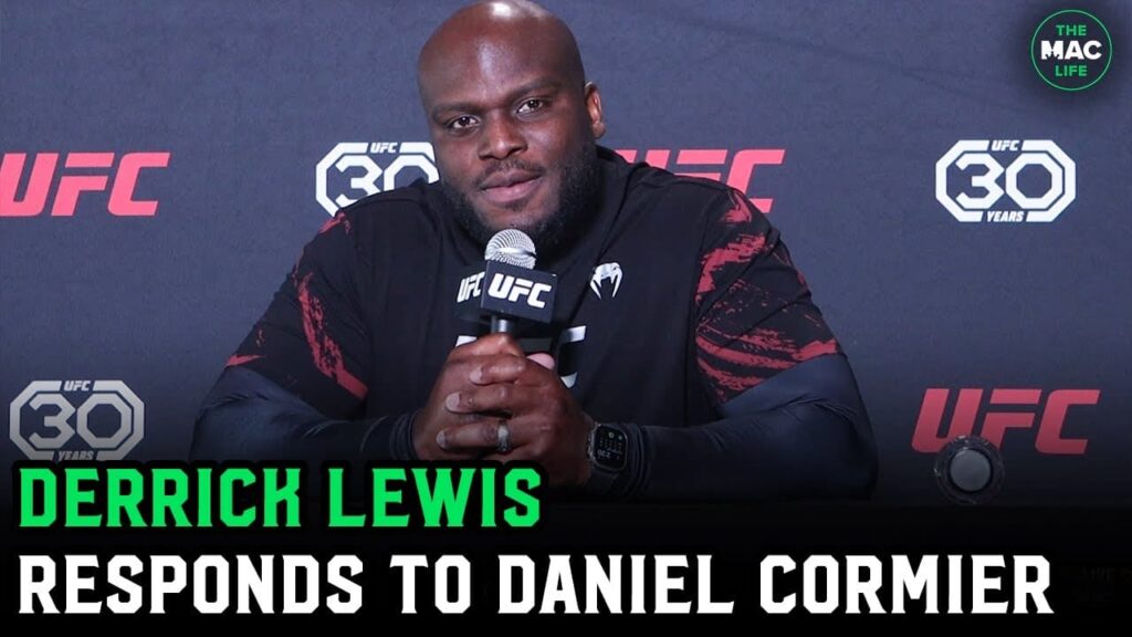 Derrick Lewis responds to Daniel Cormier: "He got high cholesterol, F*** him!"