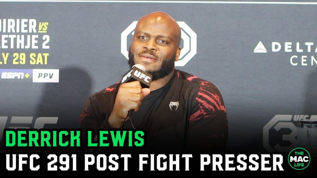 Derrick Lewis to the media: “Y’all d***heads” | UFC 291 Post Press Conference