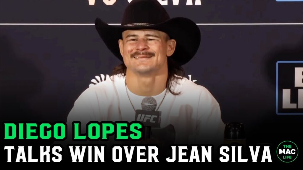 Diego Lopes talks Jean Silva win: 'He should talk less, train more'