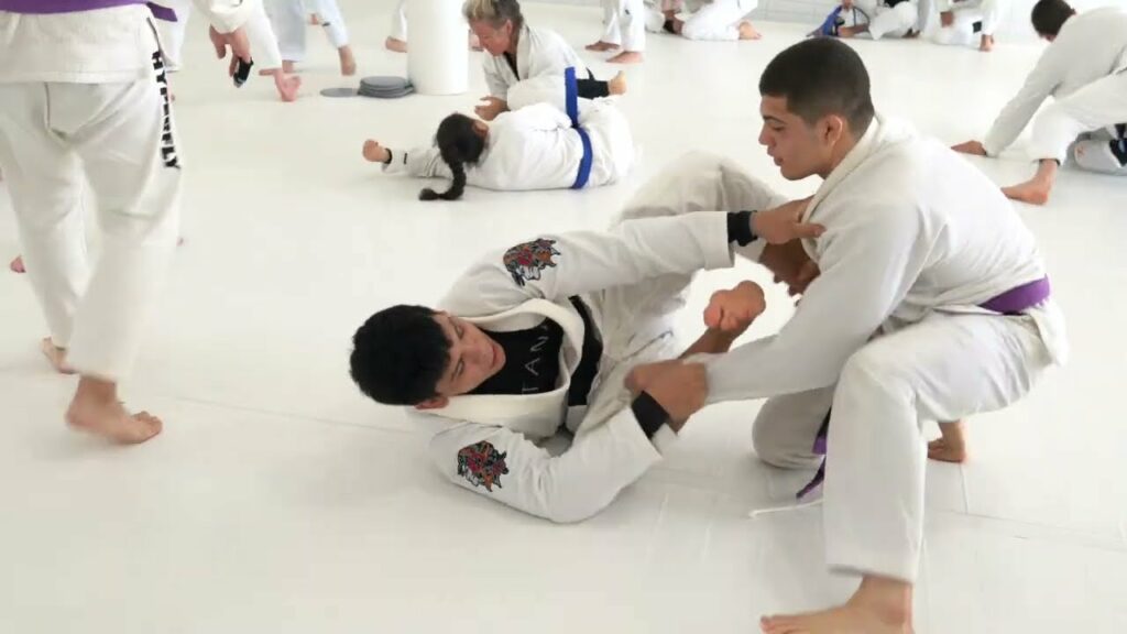 Diego Pato Training With Purple Belt Phenom at AOJ