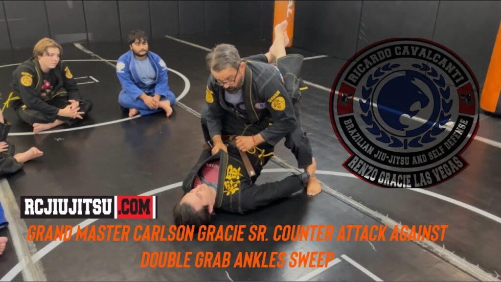 Do you know counter attack a double ankles sweep?