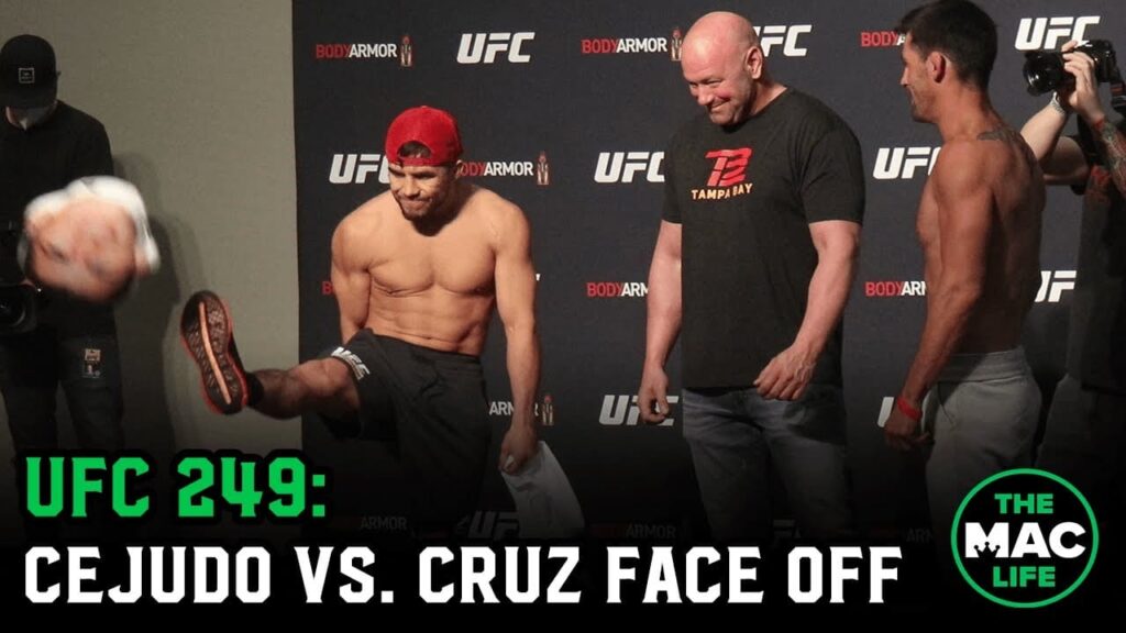 Dominick Cruz tells Henry Cejudo: "You're going to s*** your pants" | UFC 249 Face Off