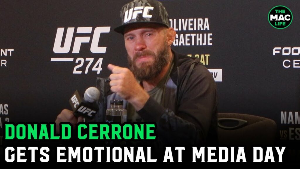 Donald Cerrone gets emotional: “Gonna go in there and let this old dog eat one more time”