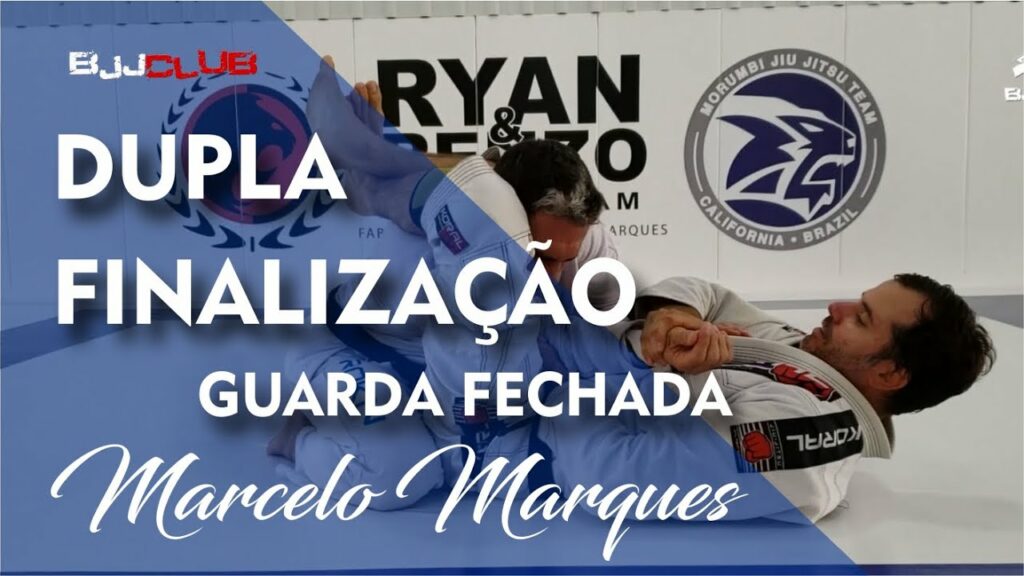 Dupla Finalização da Guarda Fechada com Marcelo Marques - Jiu Jitsu - BJJCLUB