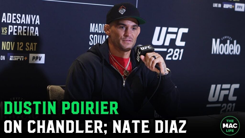 Dustin Poirier: "It sucks Nate Diaz has left the UFC"