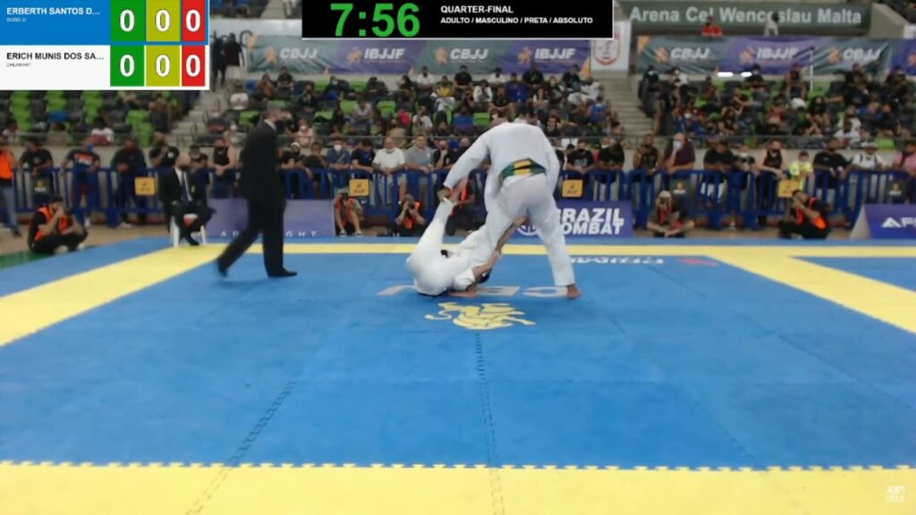 ERBERTH SANTOS PASSA MAL NO BRASILEIRO DE JIUJITSU E ABANDONA LUTA