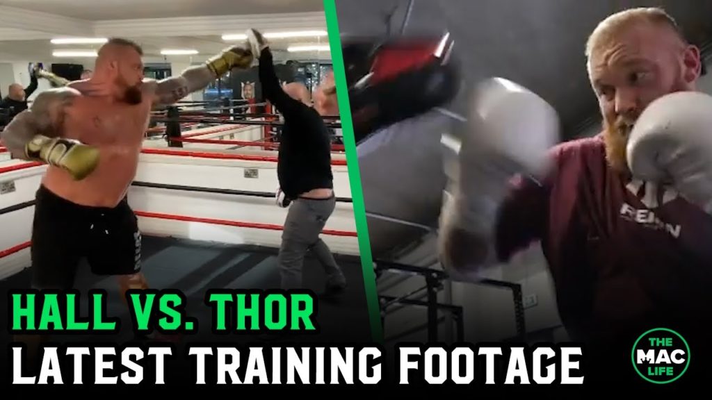 Eddie Hall vs. 'The Mountain' Thor Bjornsson Latest Training Footage