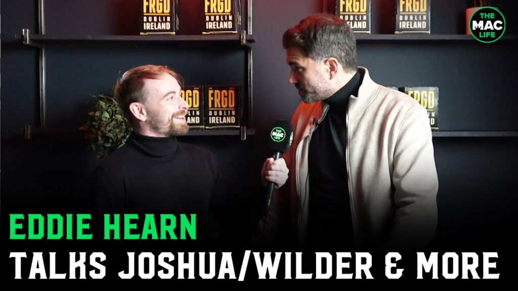 Eddie Hearn: "I loved Conor McGregor calling Stephen Espinosa a weasel"