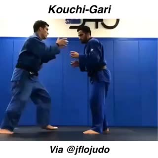 Effortless Kouchi Gari by @jflojudo. Repost @outlastbjj.