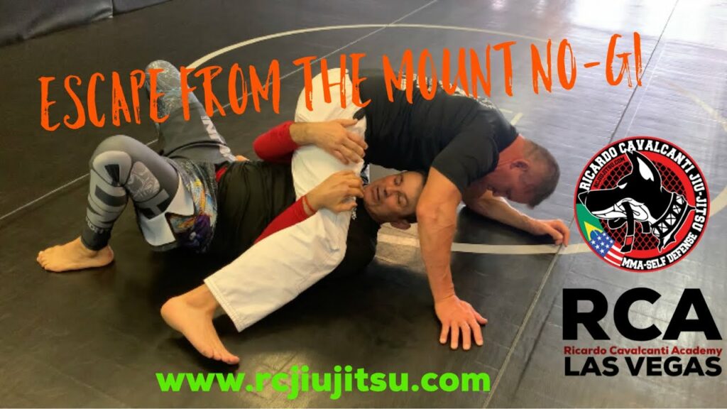 Escape from mount No-Gi