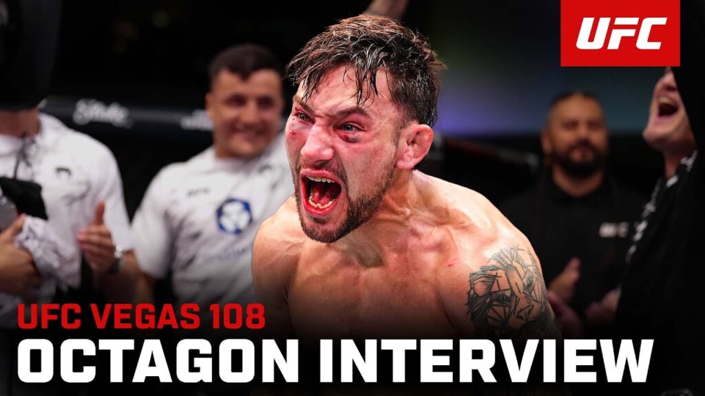 Esteban Ribovics Octagon Interview | UFC Vegas 108