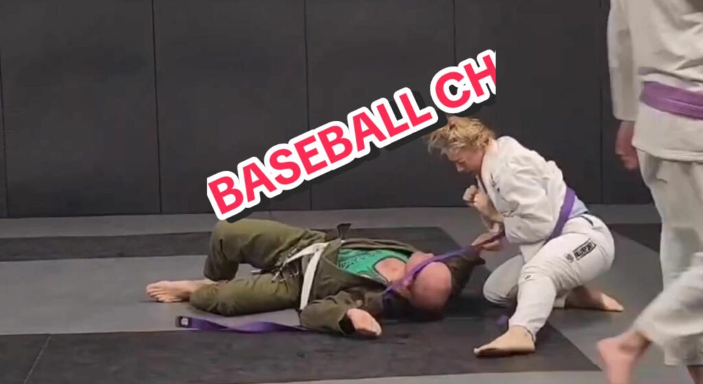 Estrangulamento Beisebol - Baseball Choke . . Vídeo: . Estude Jiu-J