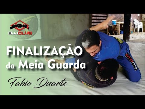 Estrangulamento da Meia Guarda - Fabio Duarte - Jiu Jitsu - BJJCLUB