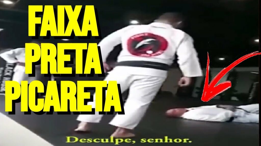 FAIXA PRETA PICARETA LEVA O QUE MERECE EM ACADEMIA RENOMADA