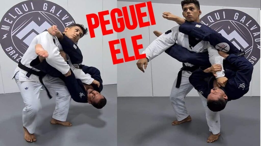 FINALIZEI O MICAEL GALGÃO COM ARM LOCK VOADOR ELE NÃO GOSTOU E DEU O TROCO NA HORA