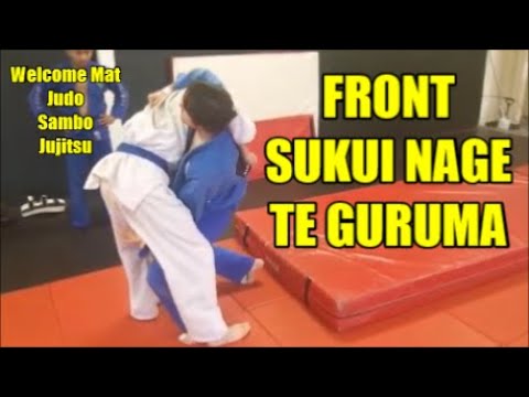 FRONT SUKUI NAGE OR TE GURUMA  Call It What You Wish. It's a Hard Throw!
