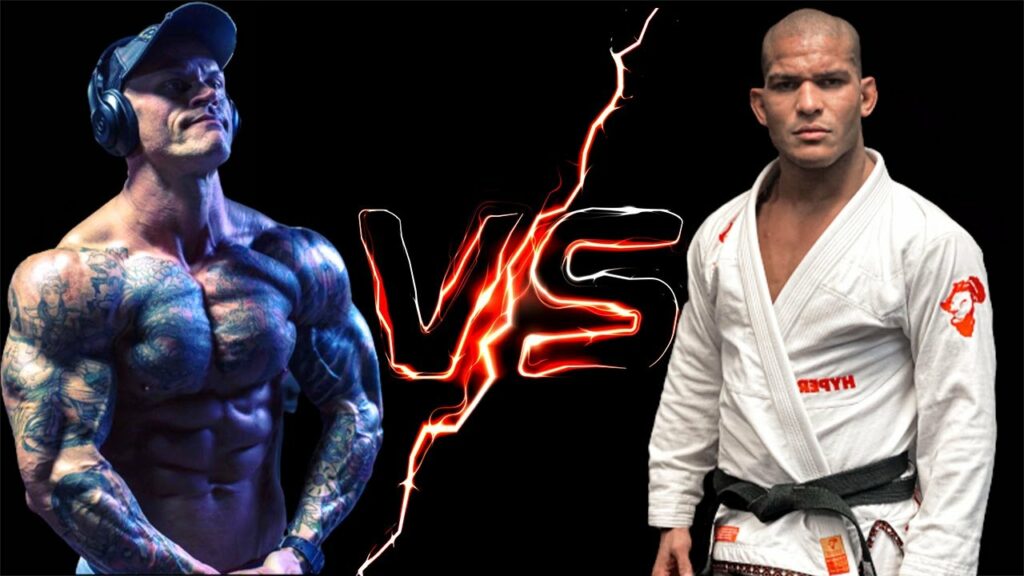 Faixa preta de Jiu jitsu vs Fisiculturista PRO