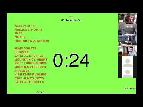 Fast Burn 30    Workout #10  30:60