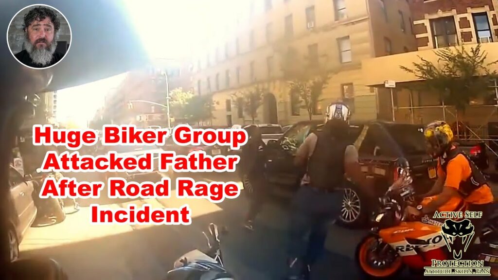 Father And Bikers Get Into HUGE Road Rage Fight