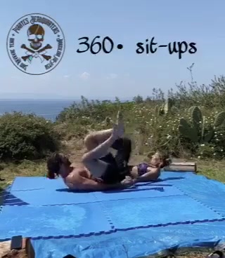 Featured drill from Greece - 360 Sit-ups