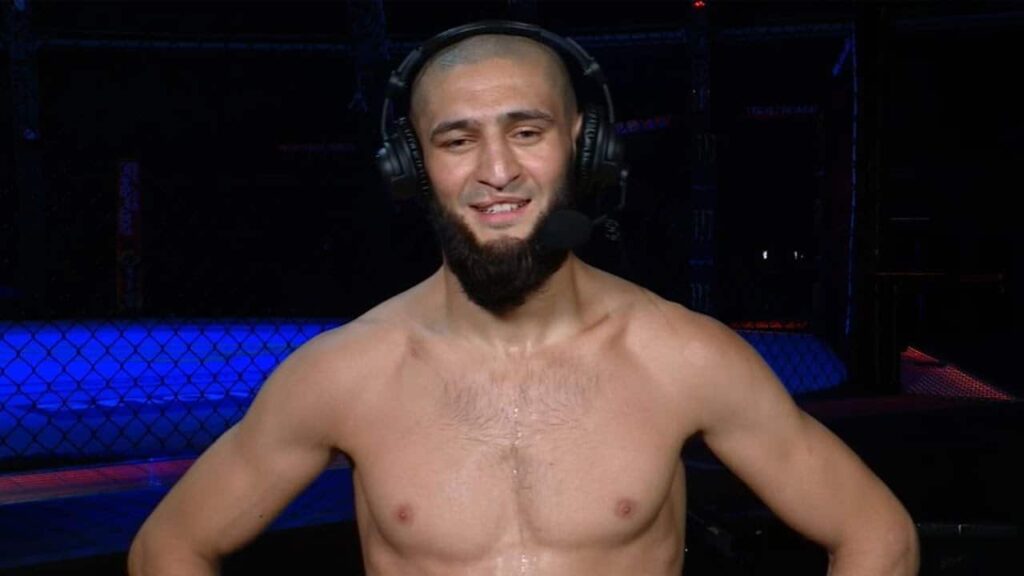 Fight Island 3: Khamzat Chimaev Post-fight Interview | Sets UFC record for fastest back-to-back wins