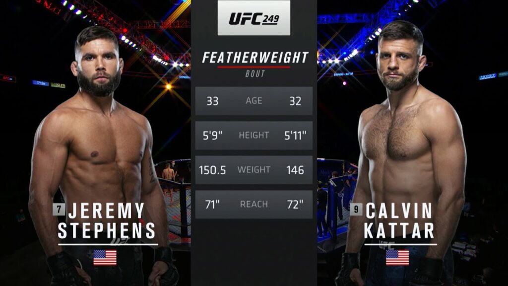 Fight Island Free Fight: Calvin Kattar vs Jeremy Stephens