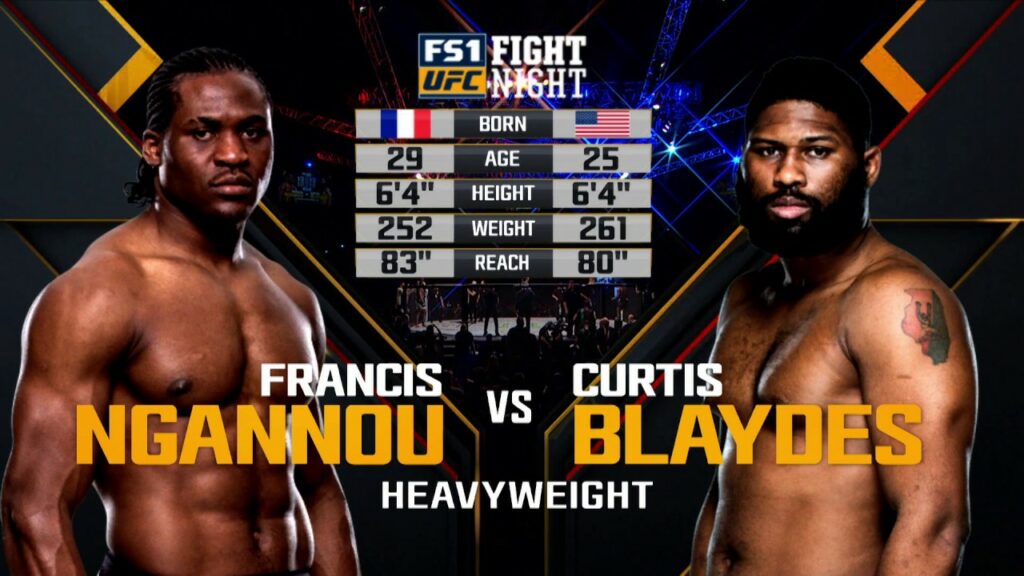 Fight Night Beijing Free Fight: Francis Ngannou vs Curtis Blaydes 1
