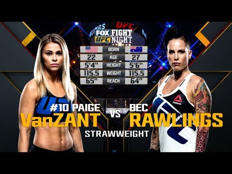 Fight Night Brooklyn Free Fight: Paige VanZant vs Bec Rawlings