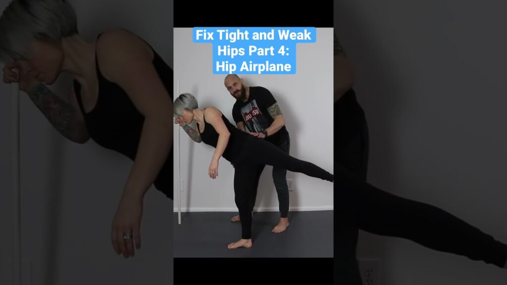 Fix Tight and Weak Hips Part 4 - Hip Airplane #shorts