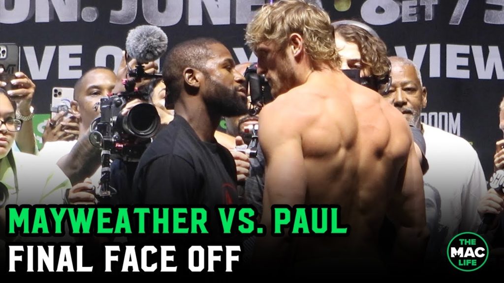 Floyd Mayweather vs. Logan Paul Final Face Off