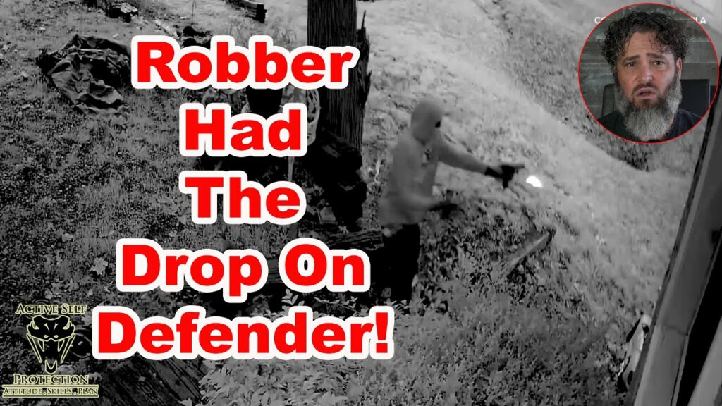 Follow Home Robber Gets the Drop On Armed Defender