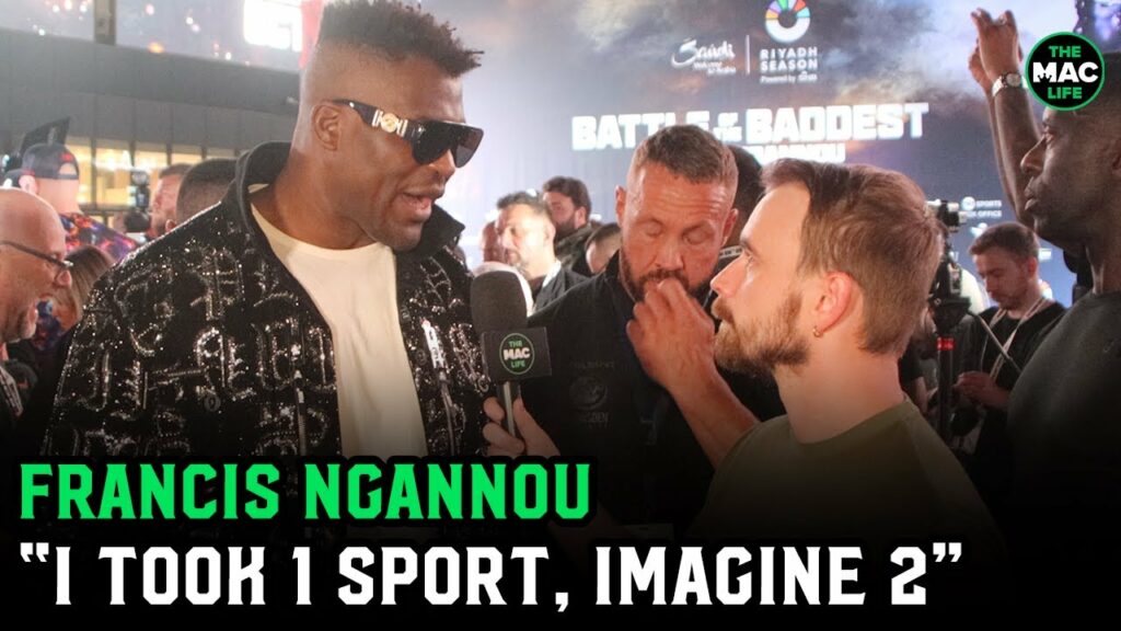 Francis Ngannou: 'I took over 1 sport, imagine how cool it'd be to take over 2'