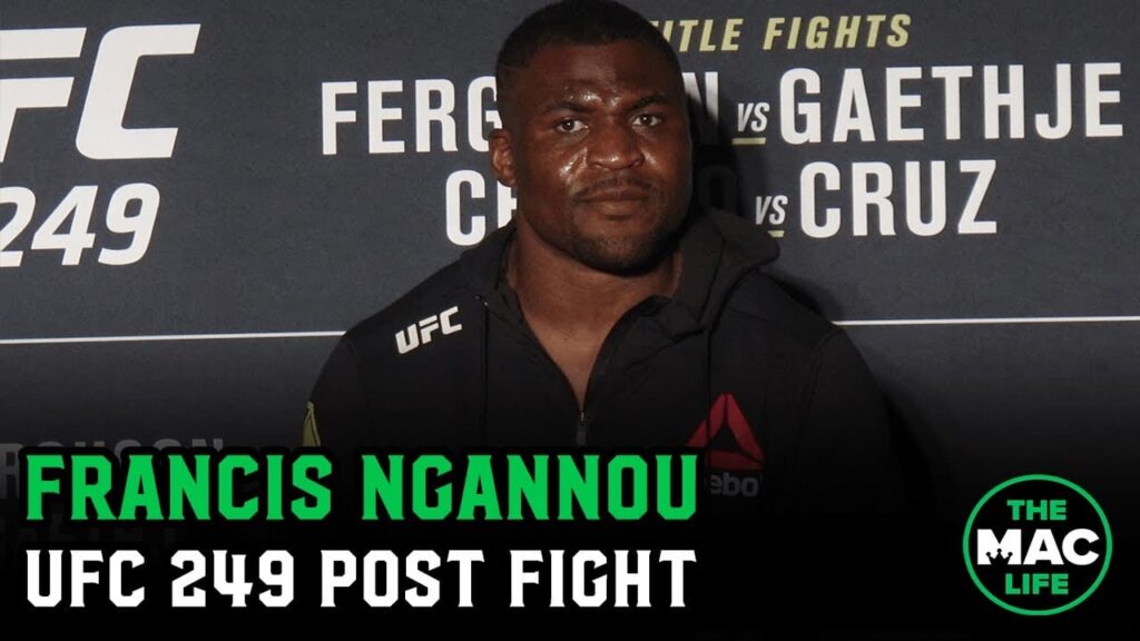 Francis Ngannou talks stunning 20 second knockout over Jairzinho Rozenstruik | UFC 249 Post Fight