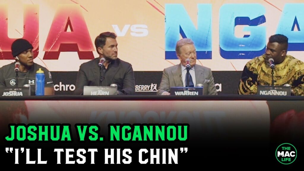 Francis Ngannou to Anthony Joshua: “I heard he has no chin - I’ll find out” | Full Press Conference