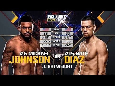 Free Fight: Nate Diaz vs Michael Johnson