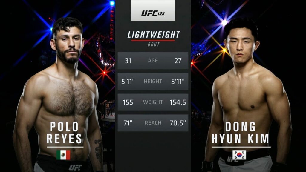 Free Fight: Polo Reyes vs Dong Hyun Kim | UFC 199, 2016