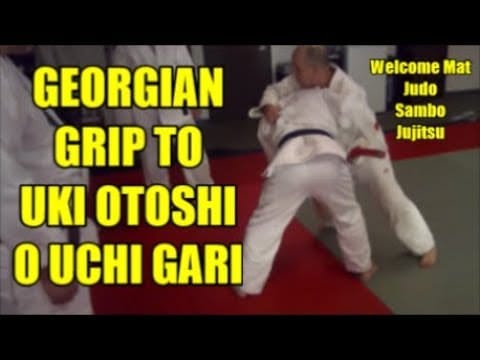 GEORGIAN GRIP TO UKI OTOSHI & O UCHI GARI Coaching by Serge Bouyssou