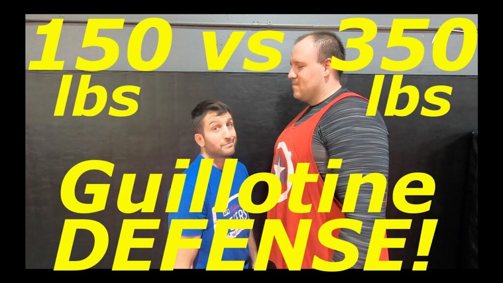 GIANT 350lb Guillotine Choke VS 150lb BJJ Black Belt!