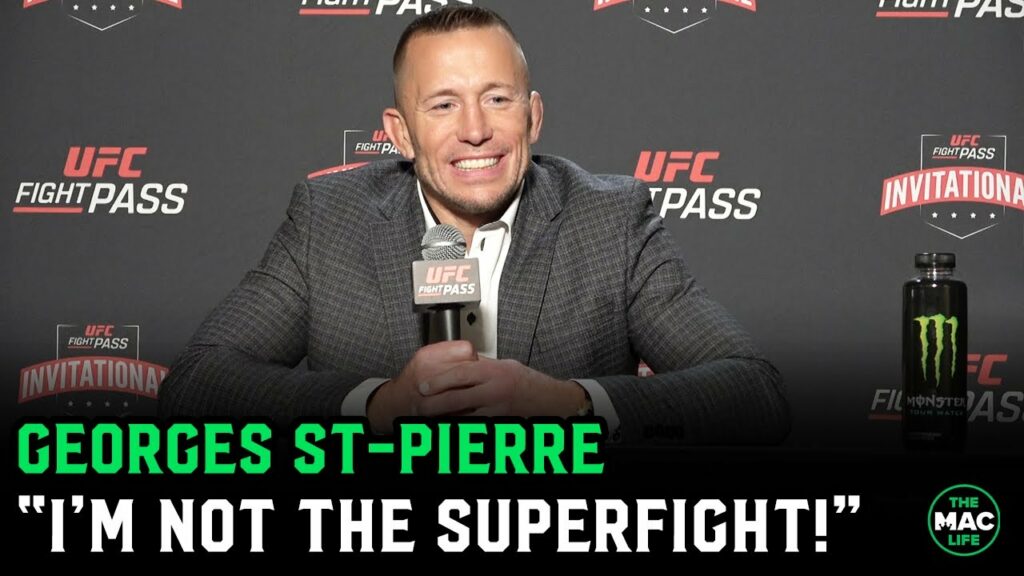 Georges St-Pierre: "I am absolutely NOT in Dana White's super fight"
