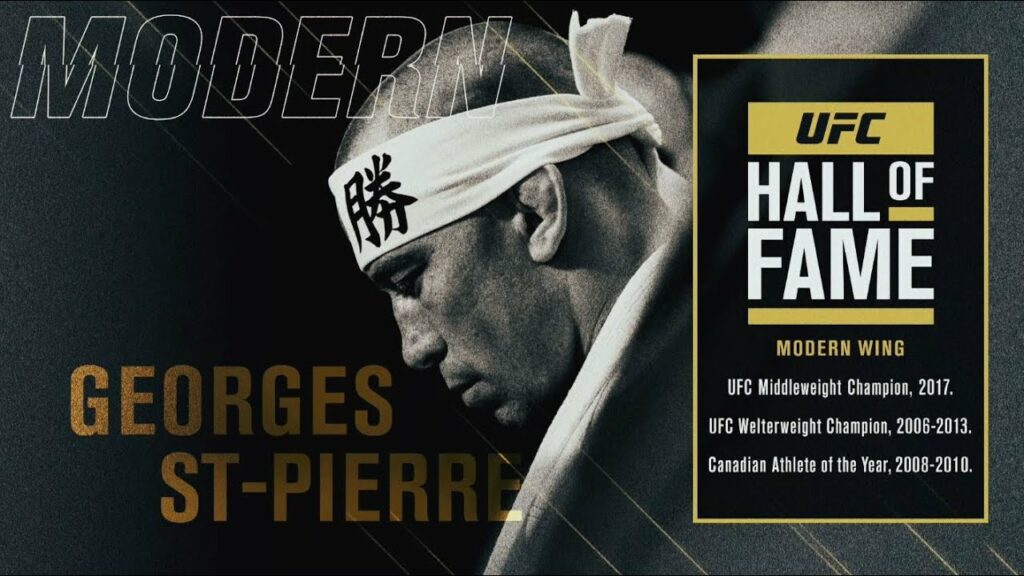 Georges St-Pierre Joins the UFC Hall of Fame